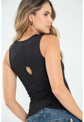 Top Shevyn Negro Ragged Pf13120811