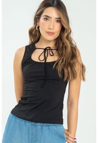 Top Rhossa Negro Ragged Pf13120813 Ragged