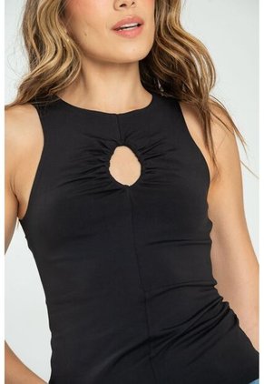 Top Vinyles Negro Ragged Pf13120799