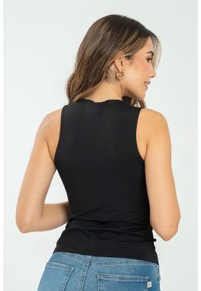 Top Vinyles Negro Ragged Pf13120799