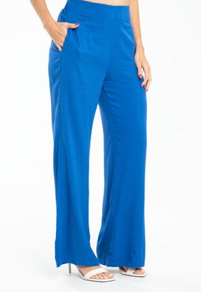Pantalon Palazzo Mai Azul Ragged Pf11310757