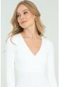 Body Manga Larga Blanco Ragged Pf13120456 de Ragged