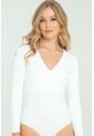 Body Manga Larga Blanco Ragged Pf13120456 de Ragged