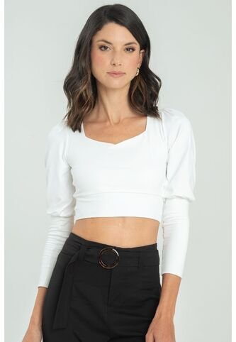 Crop Top Atwood Blanco Ragged Pf13120797 Ragged