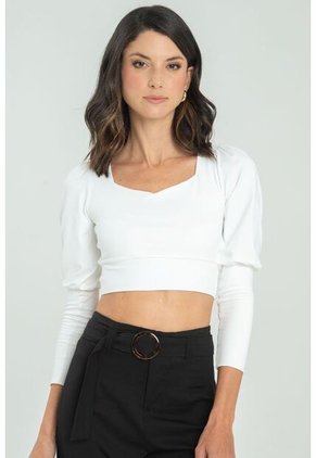 Crop Top Atwood Blanco Ragged Pf13120797