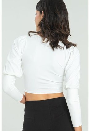 Crop Top Atwood Blanco Ragged Pf13120797