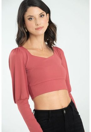 Crop Top Atwood Rojo Ragged Pf13120797