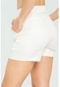 Short Asimetrico Blanco Ragged Pf11340150 de Ragged