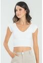 Top V Manga Corta Blanco Ragged Pf13120816 de Ragged