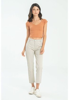 Top V Manga Corta Rosa Ragged Pf13120816