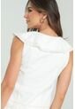 Blusa Atlantida Pespuntes Blanco Ragged Pf21110016 de Ragged