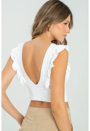 Crop Top Hattie Blanco Ragged Pf13120820