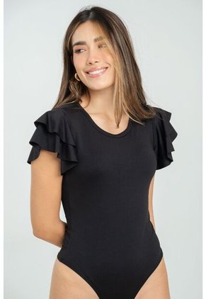 Body Majo Negro Ragged Pf13100038