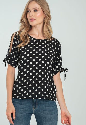 Blusa Mhyka Negro Ragged Pf12110813 Ragged