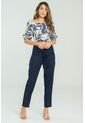 Pantalon Lino Cinturon Azul Ragged Pf11310850 de Ragged