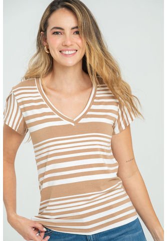 Blusa Liberty Beige Ragged Pf11121135 Ragged