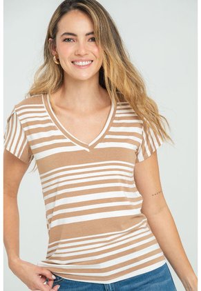 Blusa Liberty Beige Ragged Pf11121135