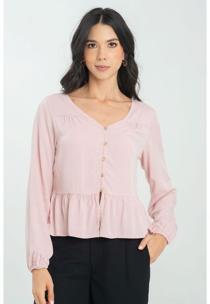 Blusa Sere Rosa Ragged Pf11112983