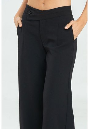 Pantalon Pretina Asimetrica Negro Ragged Pf11310869
