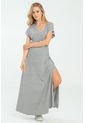 Vestido Mason Gris Ragged Pf11511342 de Ragged