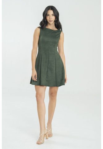 Vestido Corto Anle Verde Ragged Pf11511390 Ragged