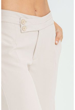 Pantalon Pretina Asimetrica Beige Ragged Pf11310869