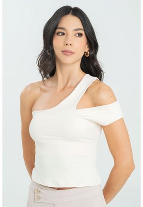 Top Aria Blanco Ragged Pf13120824