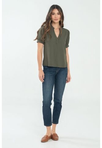 Blusa Zafiro Verde Ragged Pf11112834 Ragged