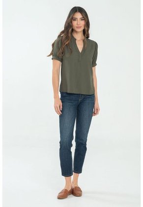 Blusa Zafiro Verde Ragged Pf11112834