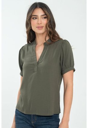 Blusa Zafiro Verde Ragged Pf11112834