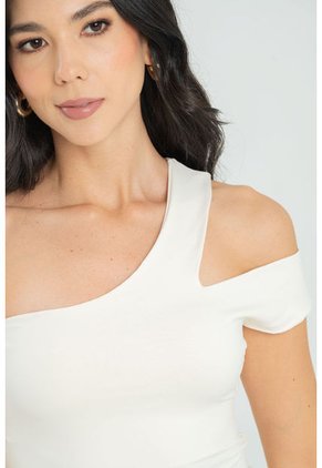 Top Aria Blanco Ragged Pf13120824