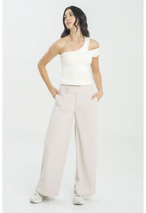 Top Aria Blanco Ragged Pf13120824