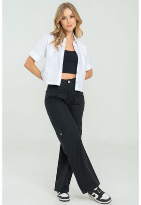 Pantalon Irina Negro Ragged Pf11310816