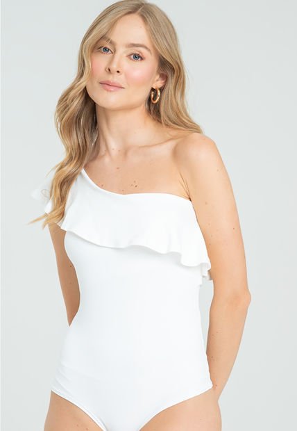 Body Asimetrico Blanco Ragged Pf13120710