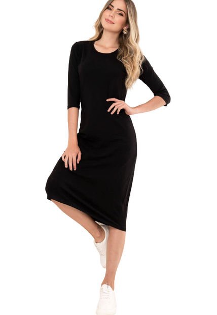 Vestido Vinny Negro Ragged Pf11510983 - Compra Ahora | Dafiti Colombia