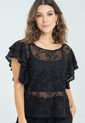 Blusa Vermont Negro Ragged Pf11112720 de Ragged