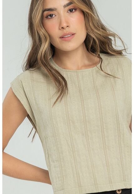 Blusa Terra Verde Ragged Pf11112986
