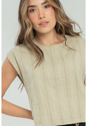 Blusa Terra Verde Ragged Pf11112986