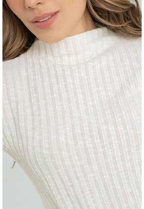 Blusa Clarissa Blanco Ragged Pf11112984