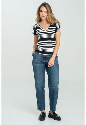 Blusa Liberty Negro Ragged Pf11121135