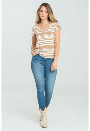 Blusa Liberty Beige Ragged Pf11121135