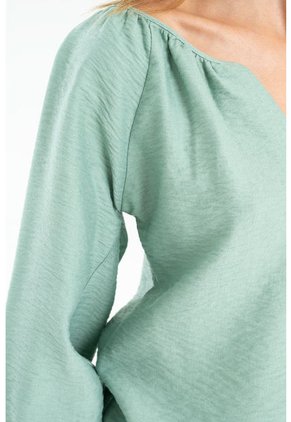 Blusa Malai 3/4 Verde Ragged Pf11112640