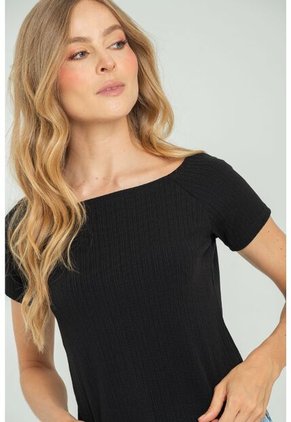 Top Sahara Negro Ragged Pf11121163