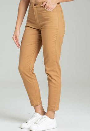 Pantalon Dril Skinny Cinco Bolsillos Beige Ragged Pf21310016