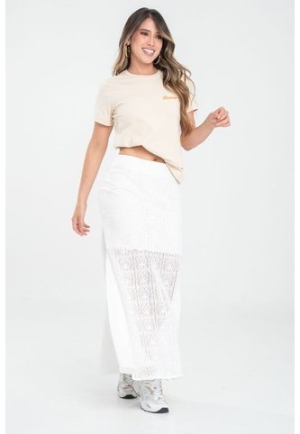 Falda Sirena Tejida Blanco Ragged Pf31320364 Ragged