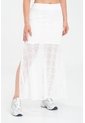 Falda Sirena Tejida Blanco Ragged Pf31320364 de Ragged