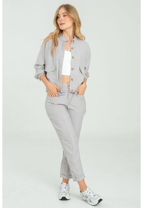 Chaqueta Bolonia Plateado Ragged Pf11130255