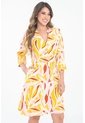 Vestido Malibu Amarillo Ragged Pf31511533 de Ragged