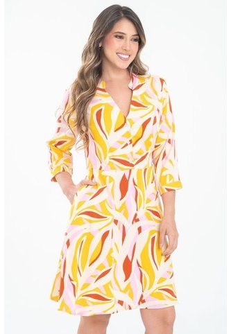 Vestido Malibu Amarillo Ragged Pf31511533 Ragged