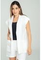 Chaleco Largo Missu Blanco Ragged Pf11150025 de Ragged